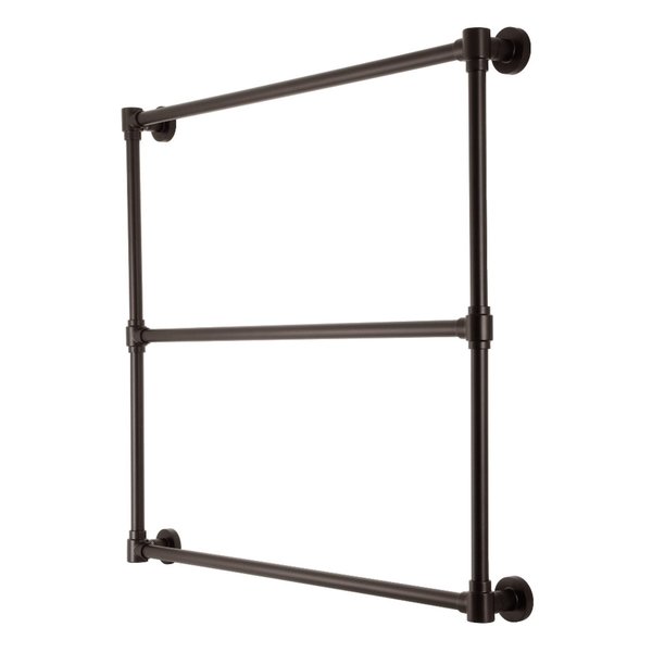 Kingston Brass 36" x 32" Wall Mount Towel Rack, Oil Rubbed Bronze DTM323635